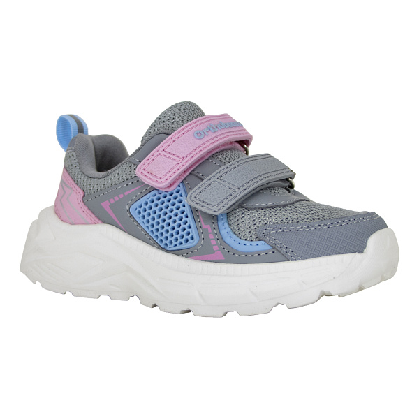 Кроссовки ортопедические Ортобум для девочек 33037-01 серый туман