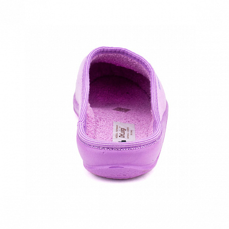 Тапочки домашние Др.Луиджи из текстиля PU-01-01-TF-S сиреневые. Изображение 3 из 4