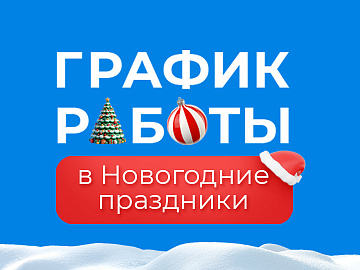 График работы ORTIX в Новогодние праздники 2025