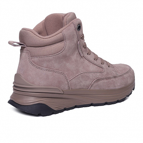 Кроссовки Strobbs с мехом женские F8531-12 бежевые. Изображение 3 из 4