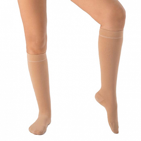 Гольфы компрессионные Evolution 1 класс компрессии ТК.911 с закрытым носком стандартные. Изображение 2 из 6